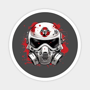 Biohazard Mask helmet Magnet